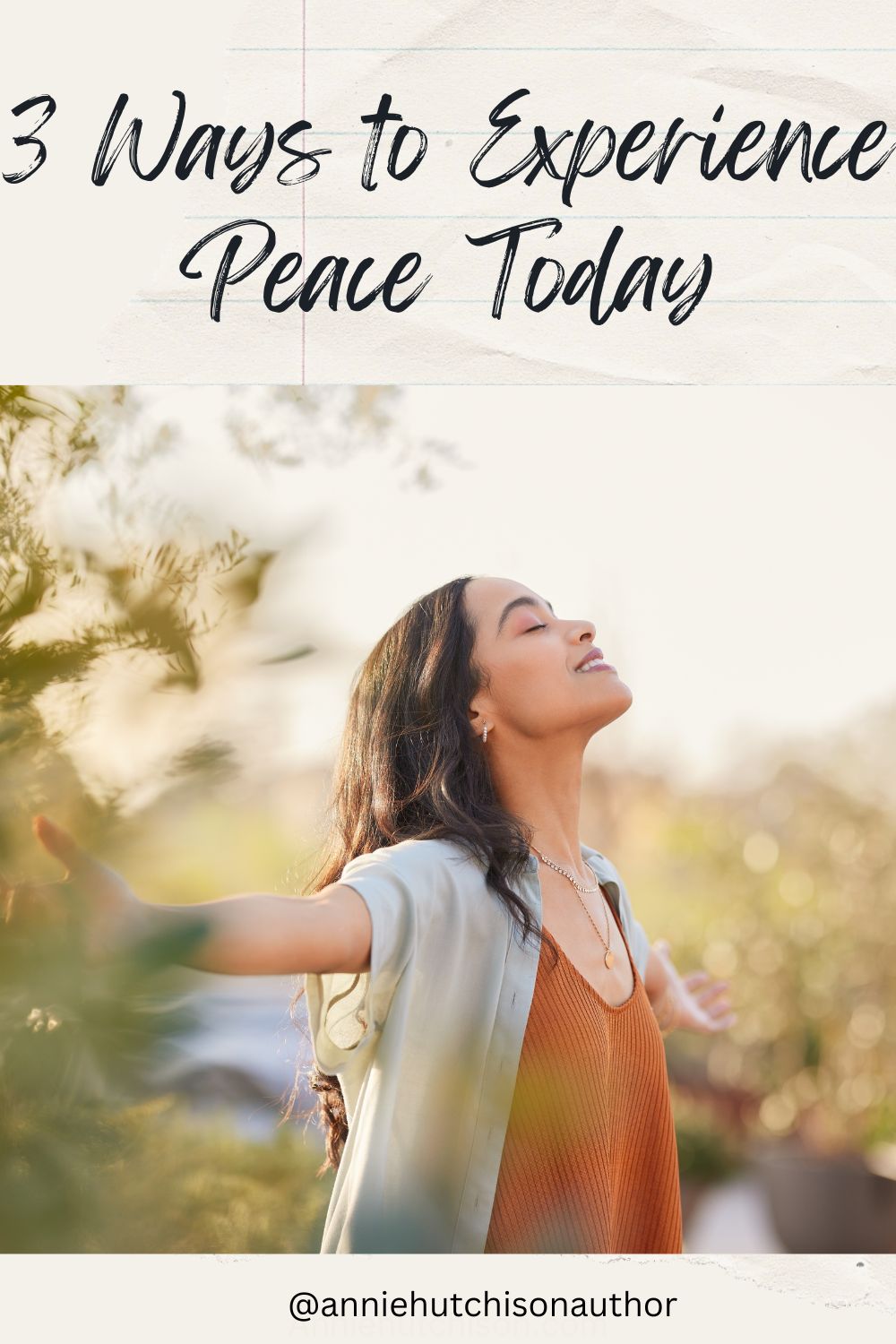 3 Ways to Experience Peace Today 3 Ways to Experience Peace Today