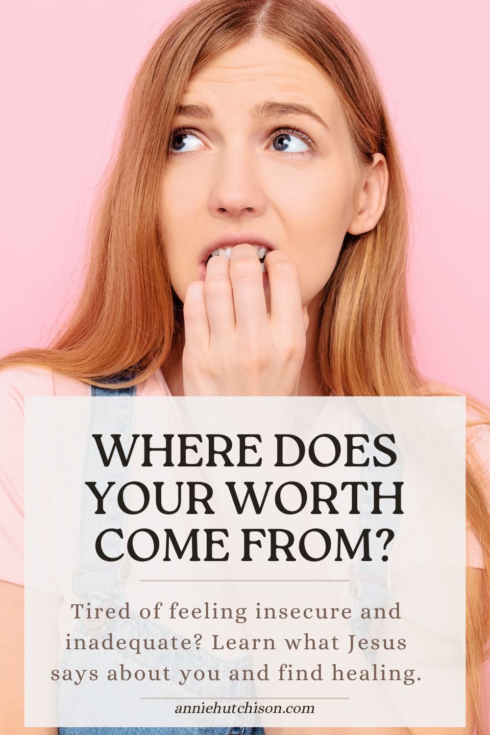 Where does your worth come from? You don't have to worry if Jesus thinks you're good enough.